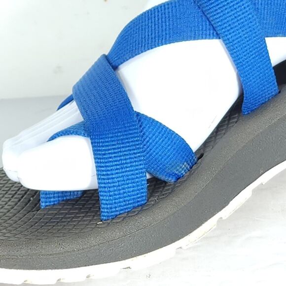 Chaco Women's Z Cloud US8 Blue Gray Strappy Hiking Outdoor Sandals Shoes - Picture 13 of 16